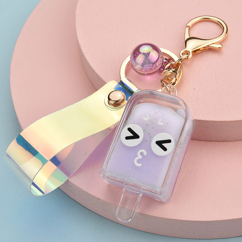 Wholesale Acrylic Oil Popsicles Keychains